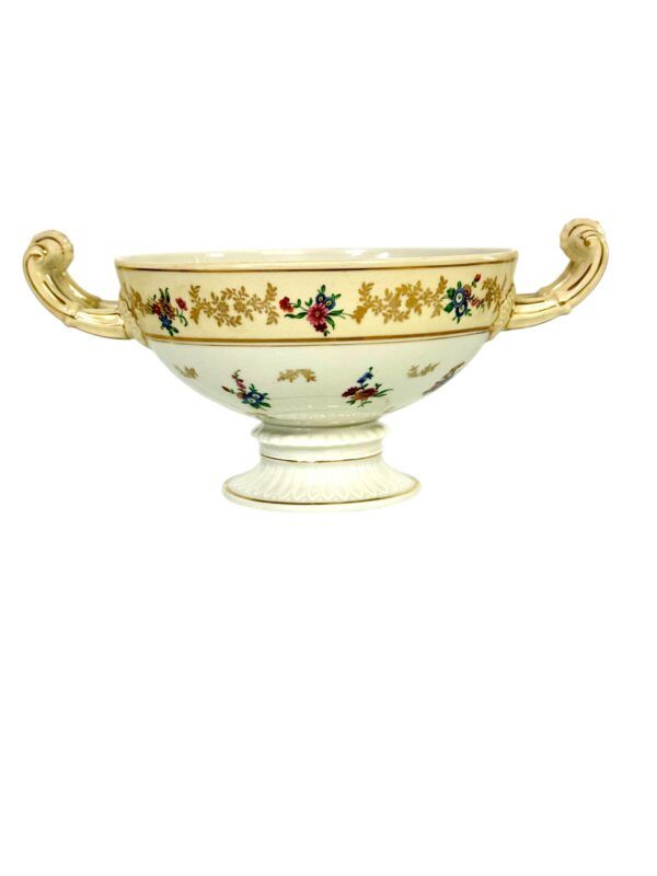 Bol à bouillon ancien en Limoges, par Raynaud & Cie, marque Swan, vers 1895