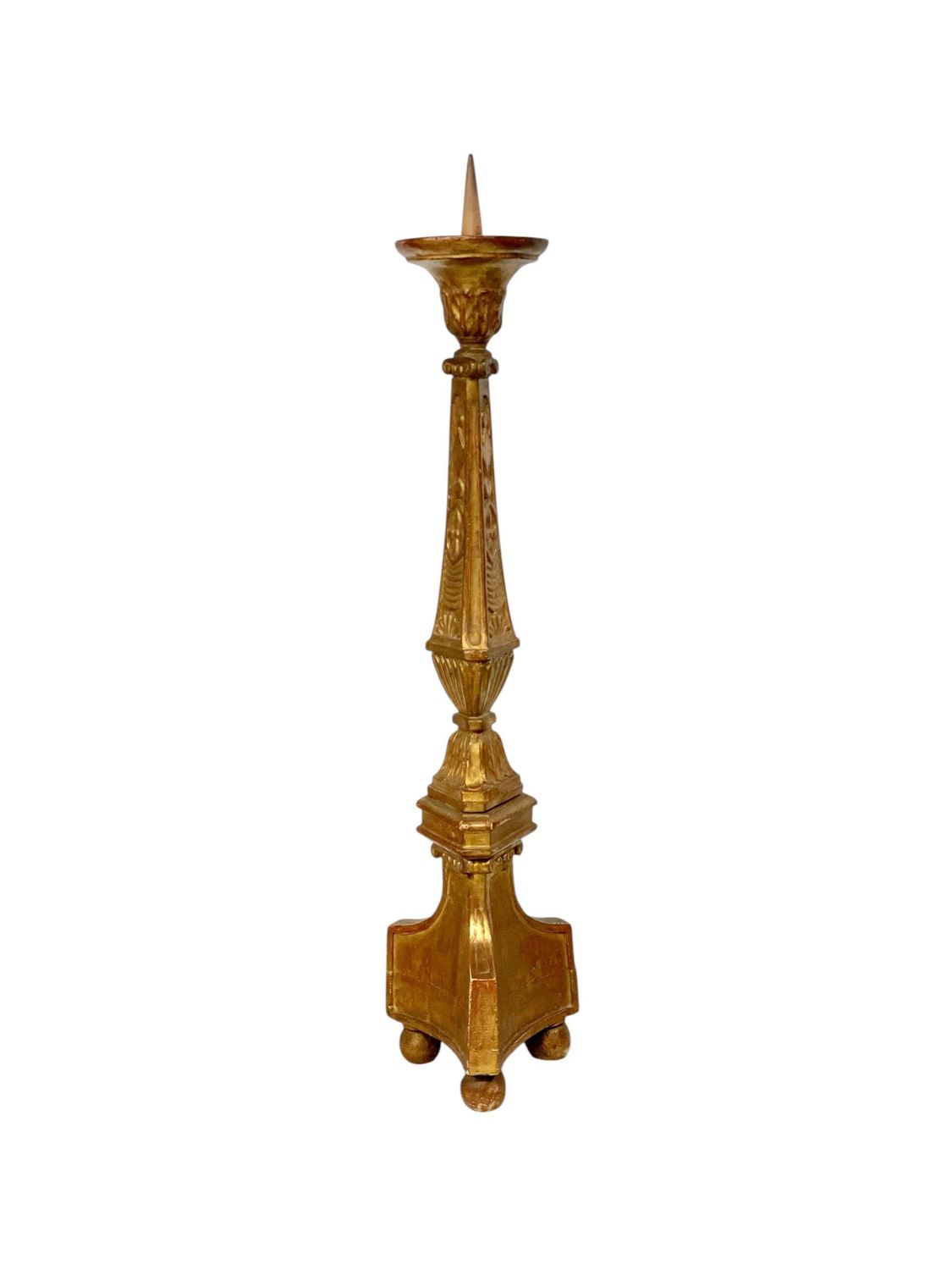 Chandelier en bois doré du XVIIIe siècle