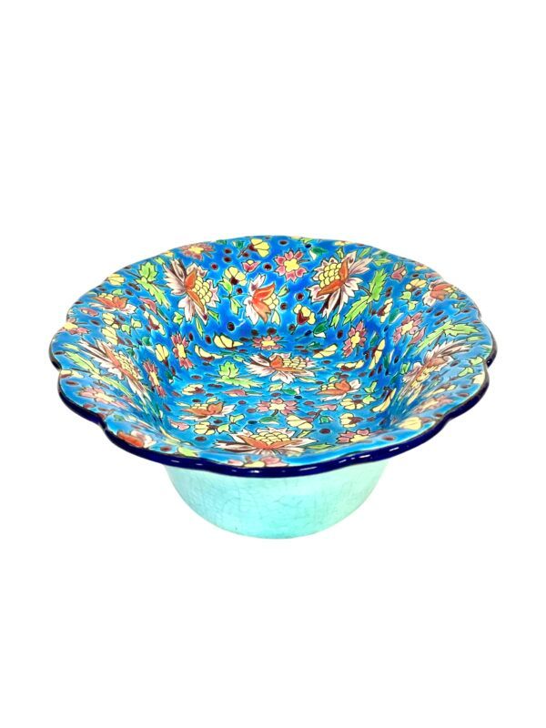 Plat ovale émaillé de Longwy, XXe siècle, France