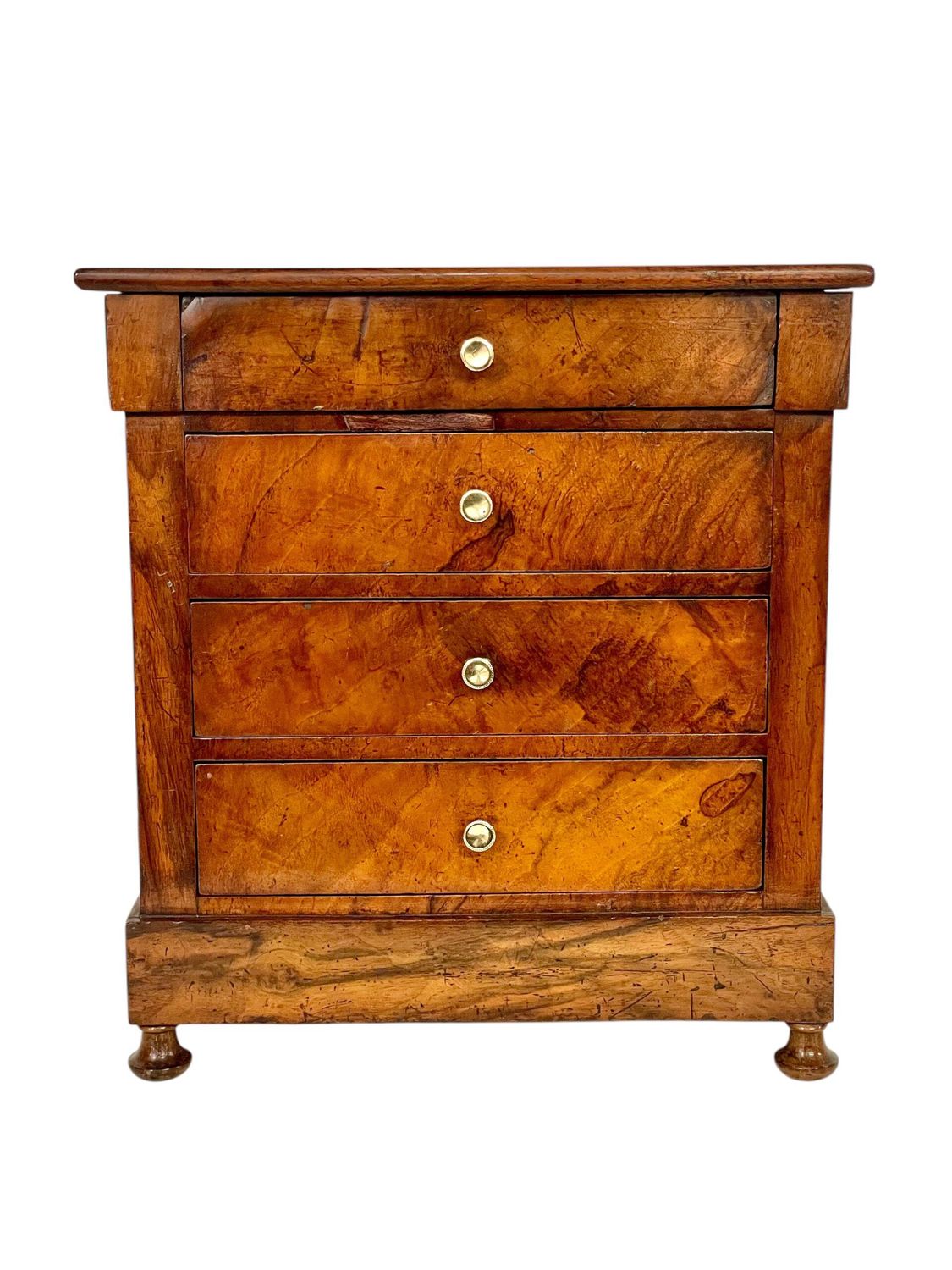 19th Century Walnut Jewelry Box or "Commode de Maitrise"
