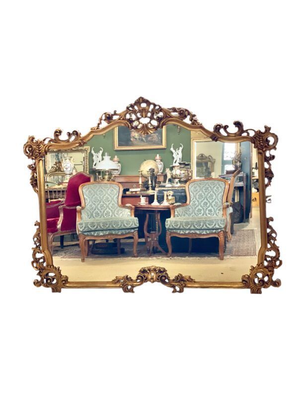 1960s Spectacular Rococo Style Wall Mirror