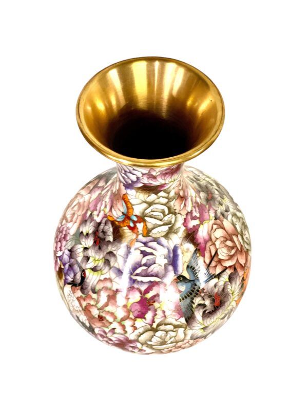 Paire de Grands Vases Cloisonnés