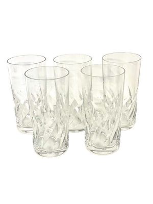 Ensemble de neuf verres à whisky dépareillés en cristal Saint Louis