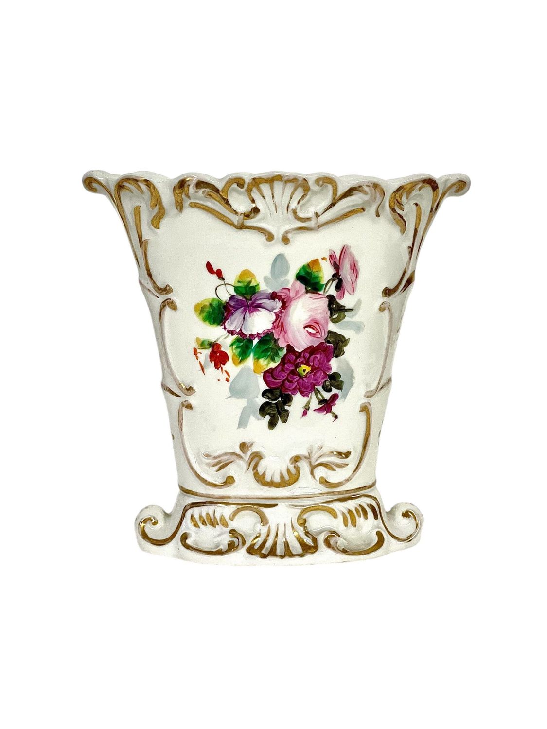 Vase en porcelaine de Paris, XIXe siècle