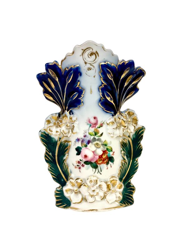 Vase de mariage en Porcelaine de Paris du XIXe siècle