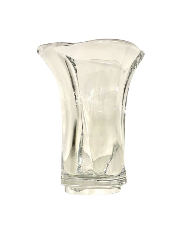 Grand vase lourd en cristal de Sèvres