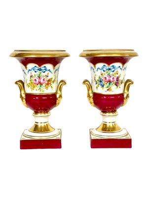 Pair of Louis XVI Vases, 19th Century