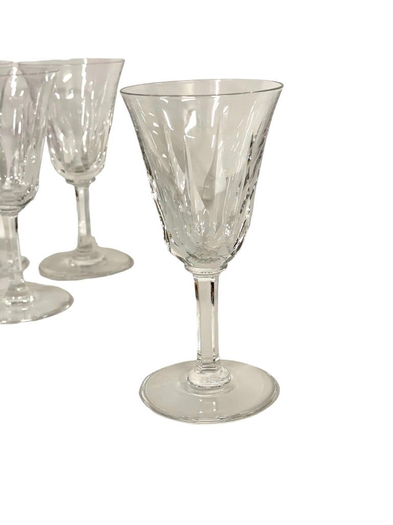Lot de 10 verres en cristal Saint Louis