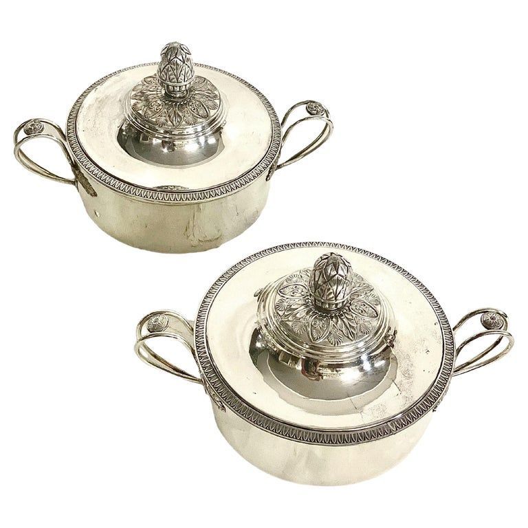 Pair of Silver Plated Tureens