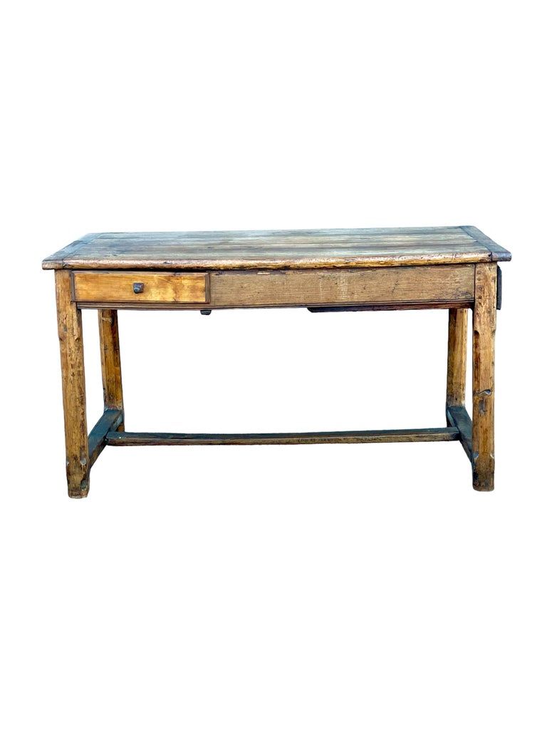 Table de ferme française du XIXe siècle