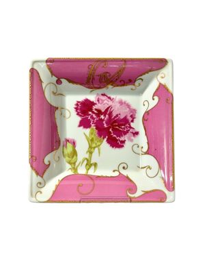 Vide-poches en porcelaine rose et or de Christian Lacroix