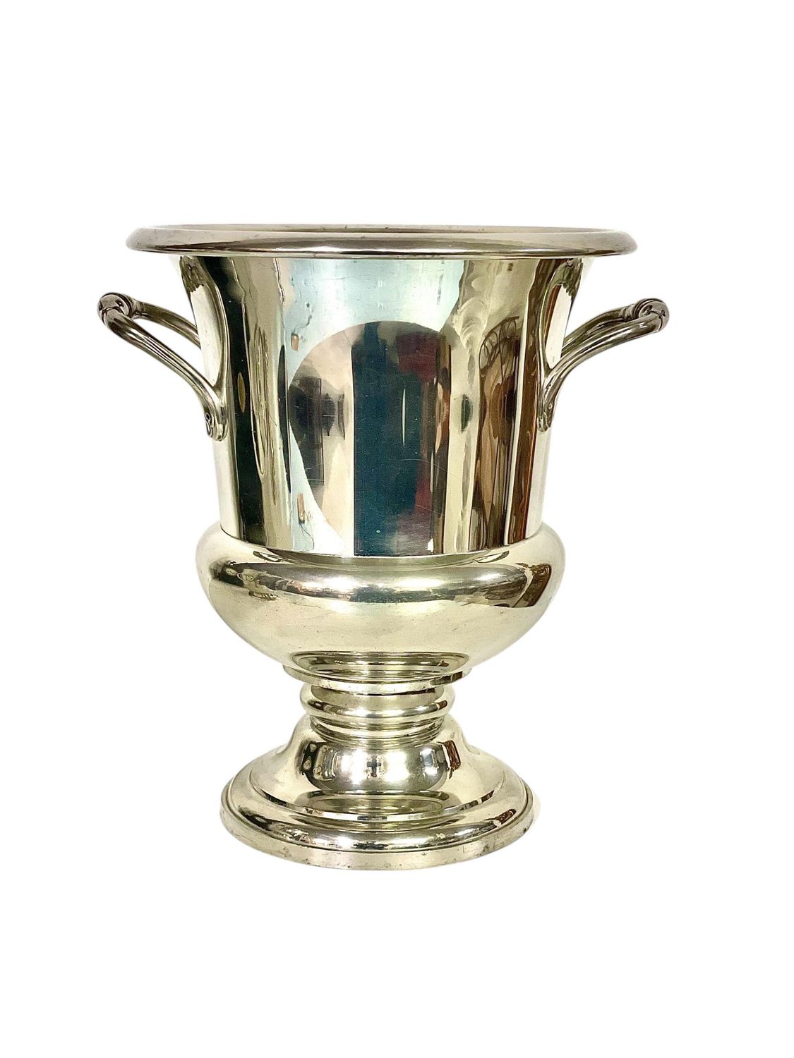 20th Century Champagne Bucket by "Étains du Manoir, Paris"