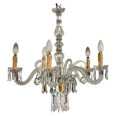 Lustre en cristal de Murano du XXe siècle