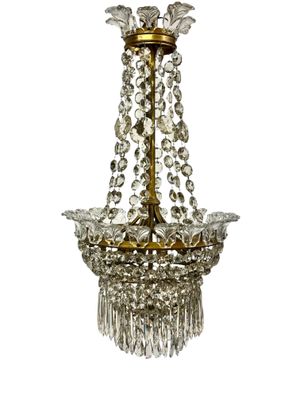 Lustre en bronze doré et cristal du XIXe siècle, attribué à Baccarat