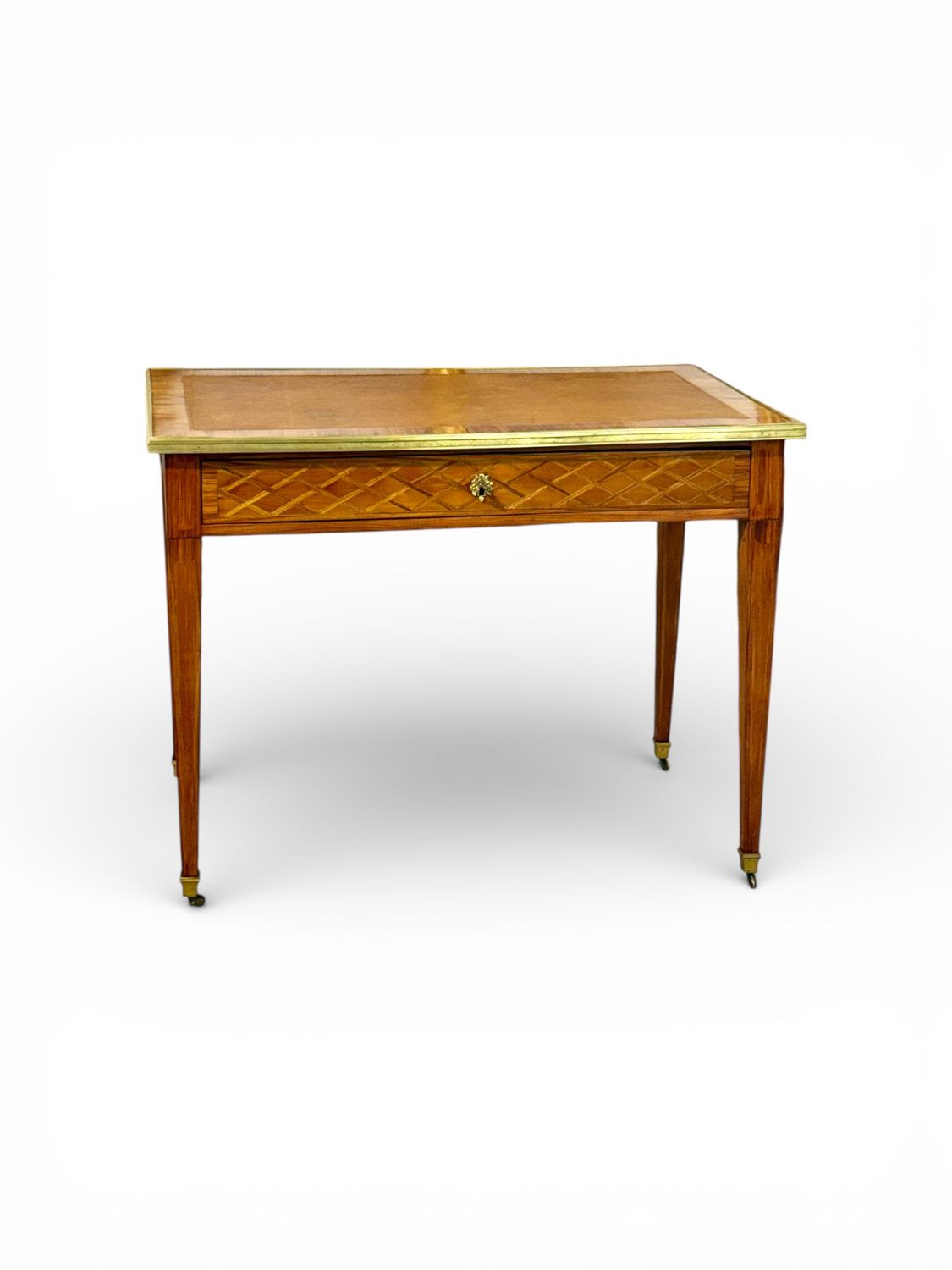 Table à écrire Louis XVI à montures en bronze, France, vers 1780