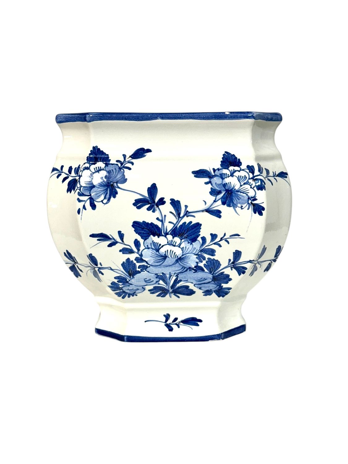 Blue and White Porcelain Jardinière, Larucci for Christian Dior