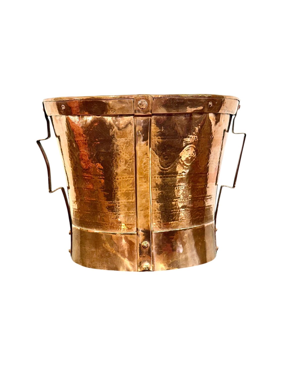 19th Century French Hand-Hammered Copper Grain Measure