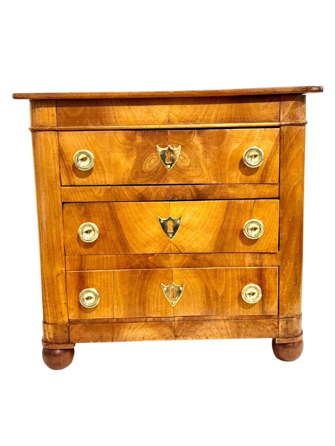 19th Century French Jewelry Box in Walnut, Former Maîtrise Chest