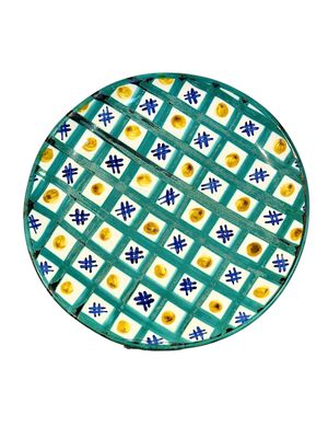 Robert Picault Hand-Painted Decorative Ceramic Platter, Vallauris Circa 1960