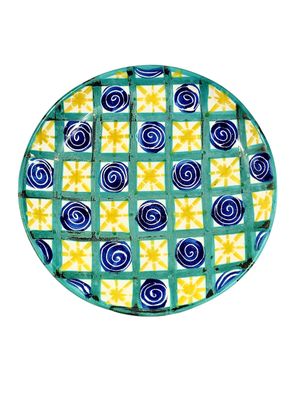Robert Picault Hand-Painted Decorative Ceramic Platter, Vallauris Circa 1960