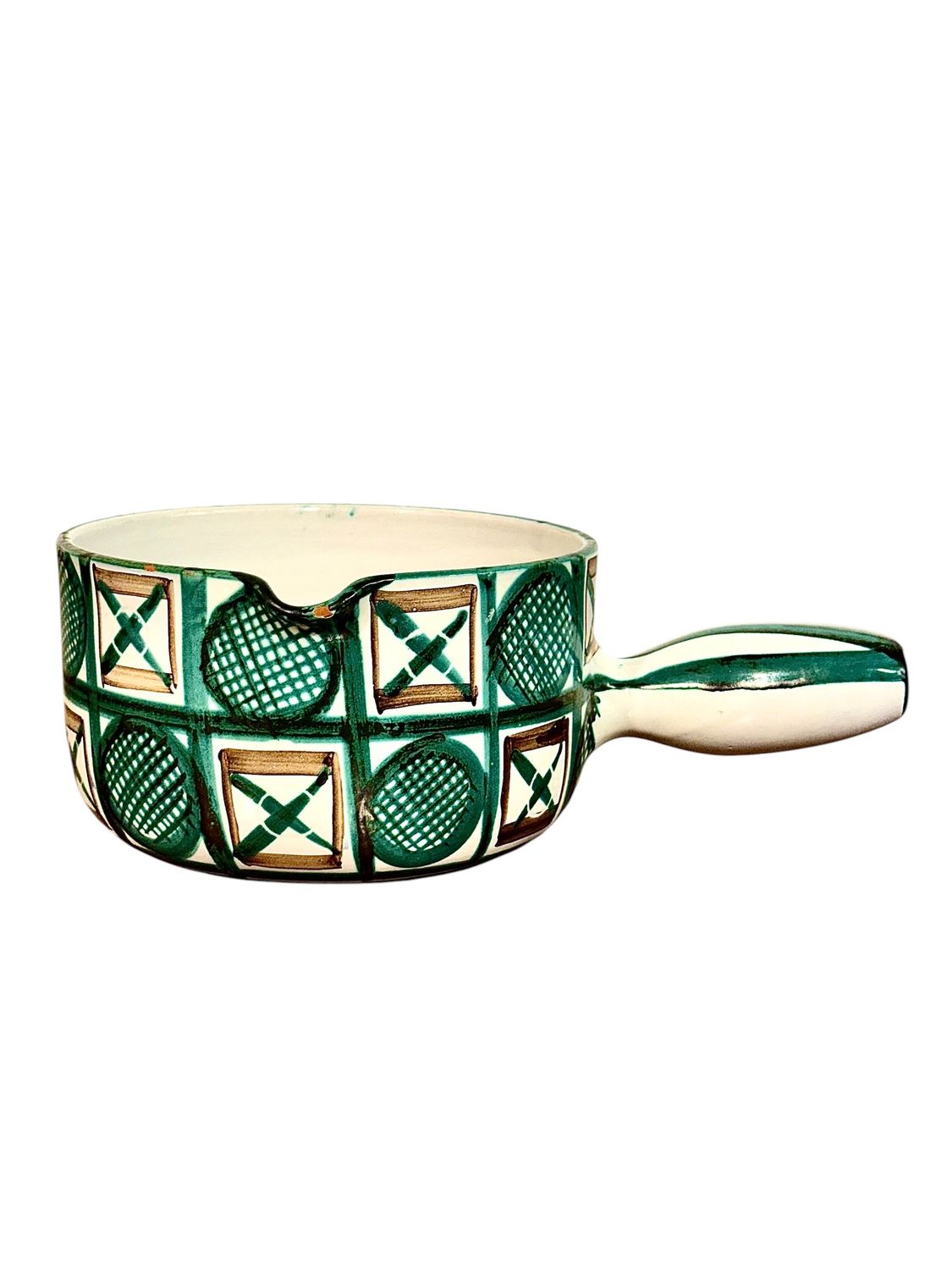Casserole en céramique Robert Picault, Vallauris France, circa 1960