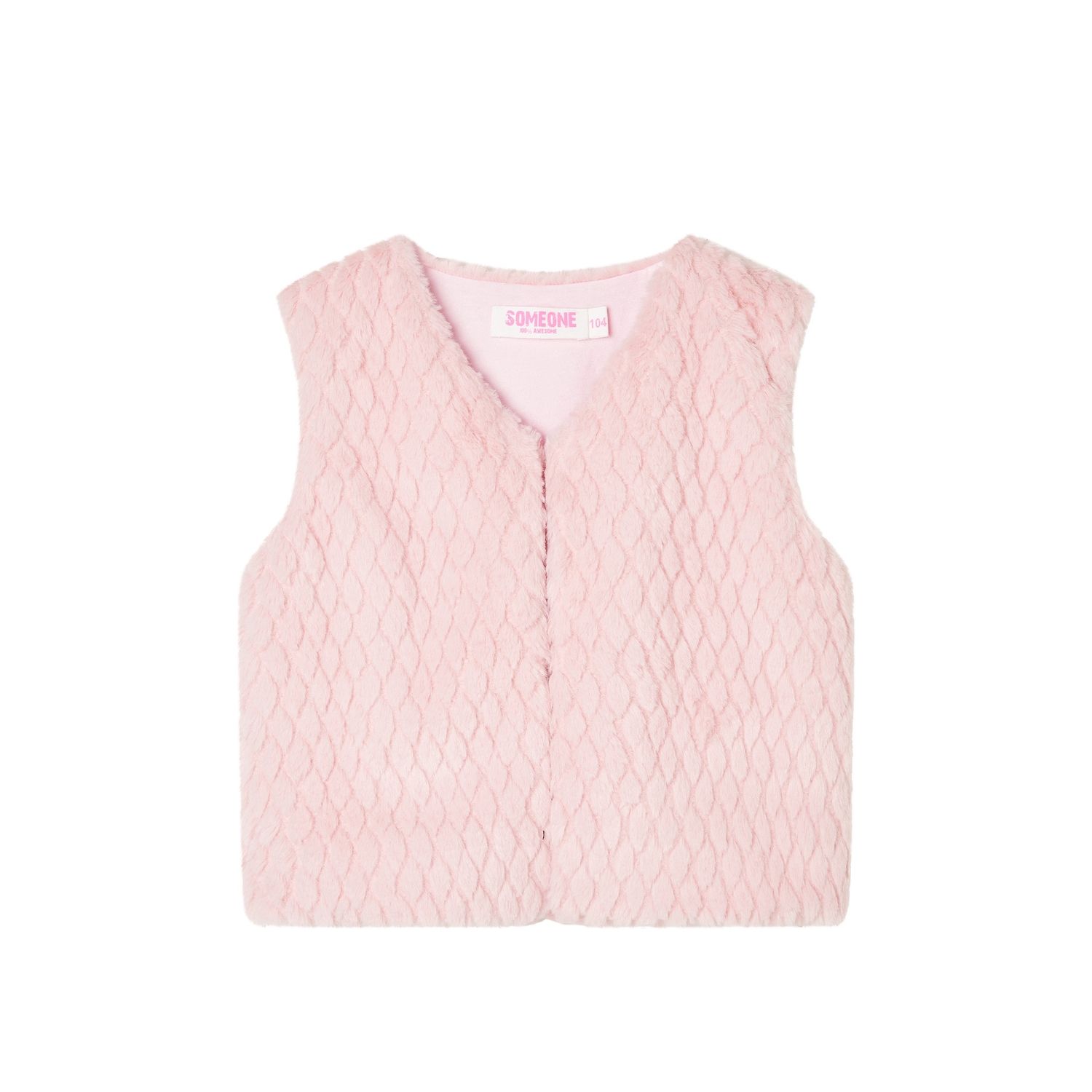 Someone roze teddy bodywarmer