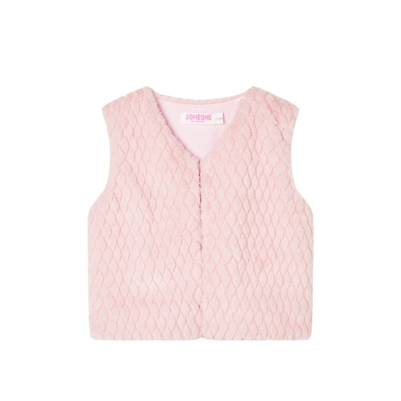 Someone roze teddy bodywarmer
