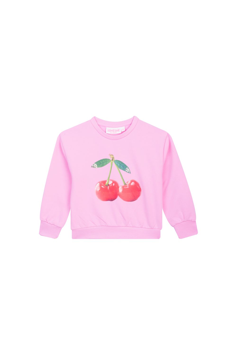 Someone cherry sweater pink