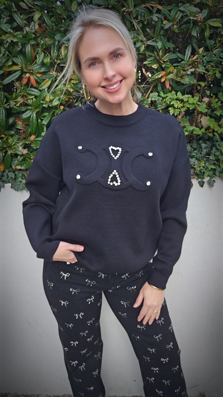 Ce sweater met strass