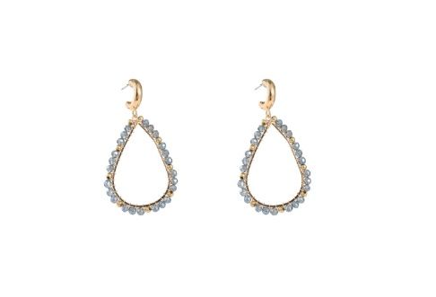 Facet waterdrops blauw