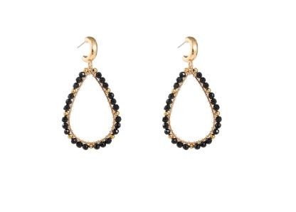 Facet waterdrops zwart