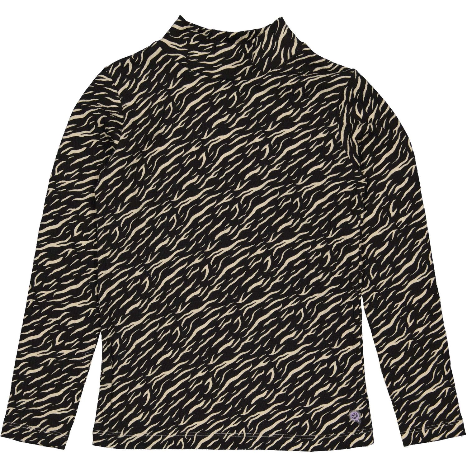 Quapi Kidswear zebra printed shirt Hannelore