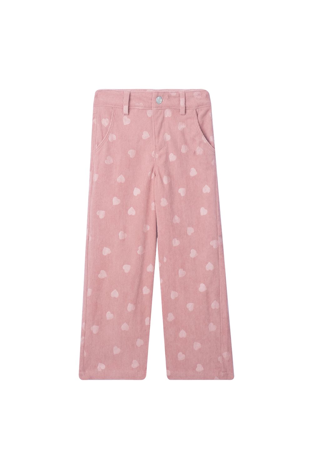 Mini Rebels Lovely rib broekje pink