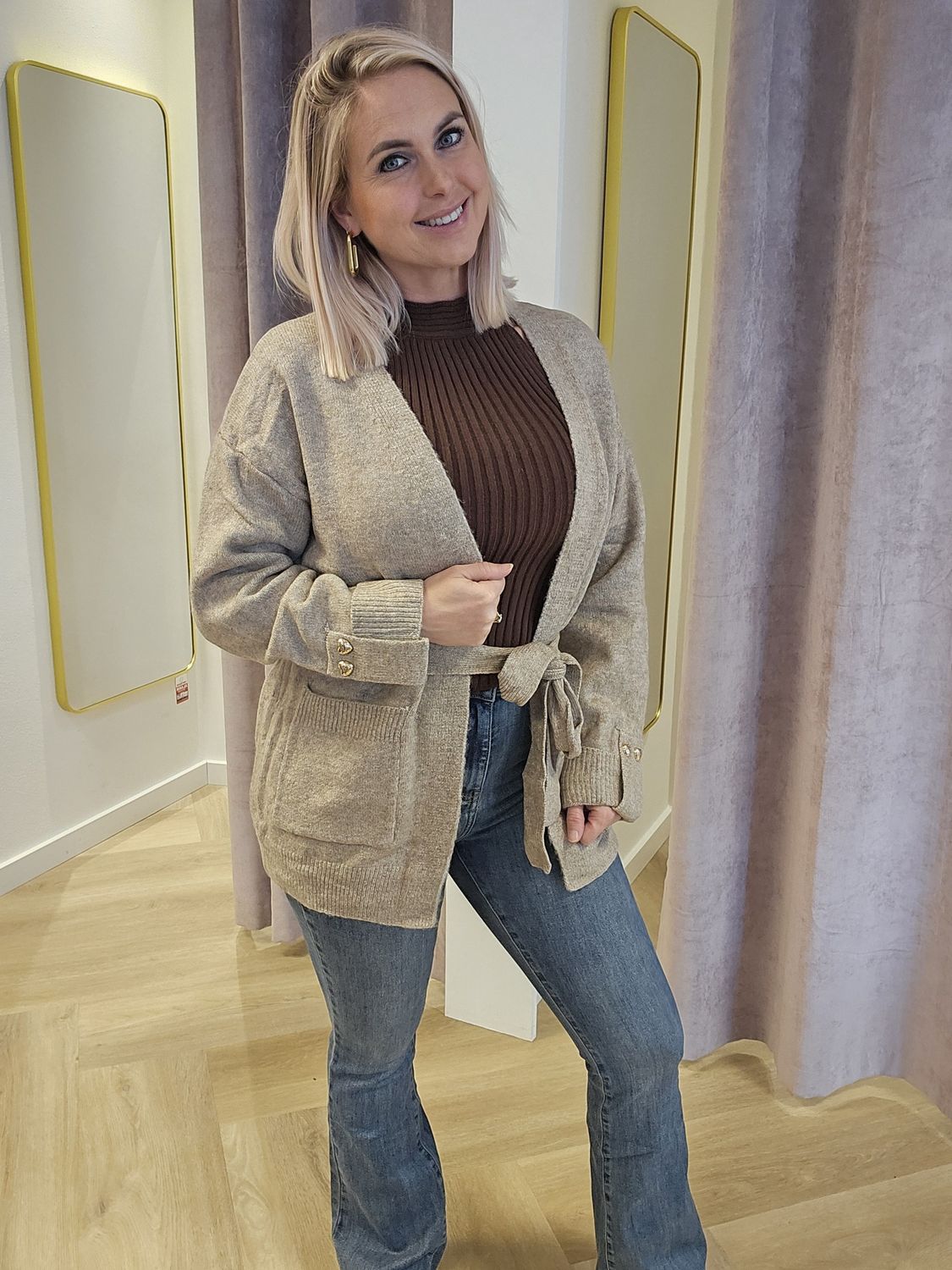 Wikkelvest met hartjesdetail