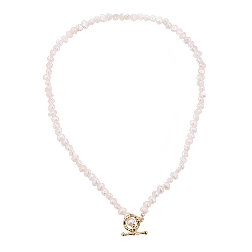 Stainless Steel zoetwaterparel ketting