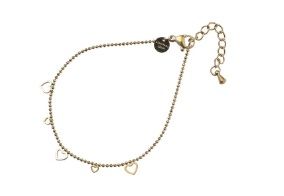 Tiny hearts bracelet  B5342-2