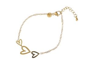 Heart wave bracelet B5339-2