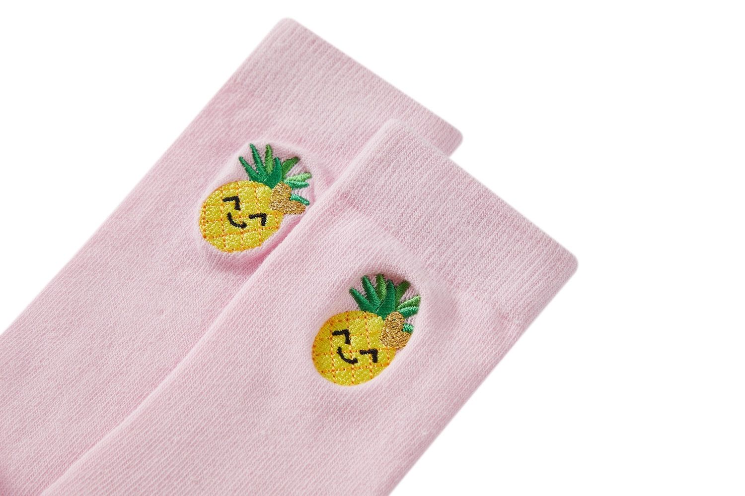 Someone roze ananas kniesok