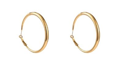 Fine hollow hoop - E61232-2