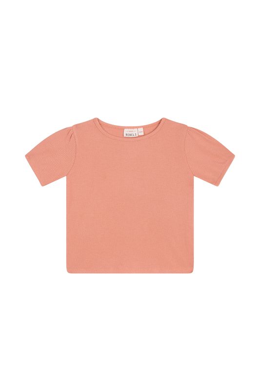 Old pink wafeltjes shirtje NOE-SG-02-E