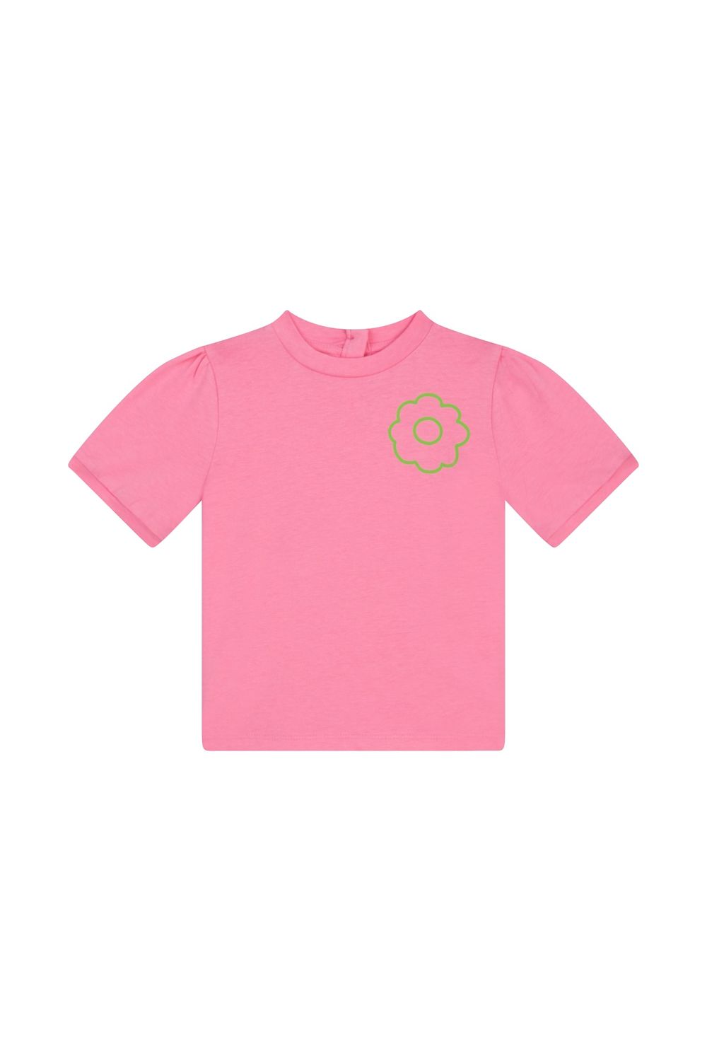 Mini rebels pink flower shirt AIMEE-SG-02-O