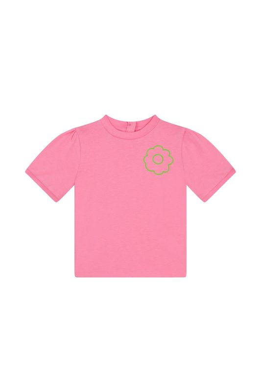 Mini rebels pink flower shirt AIMEE-SG-02-O