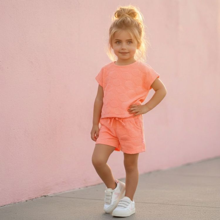 Someone fluo coral short ZORA-SG-02-G