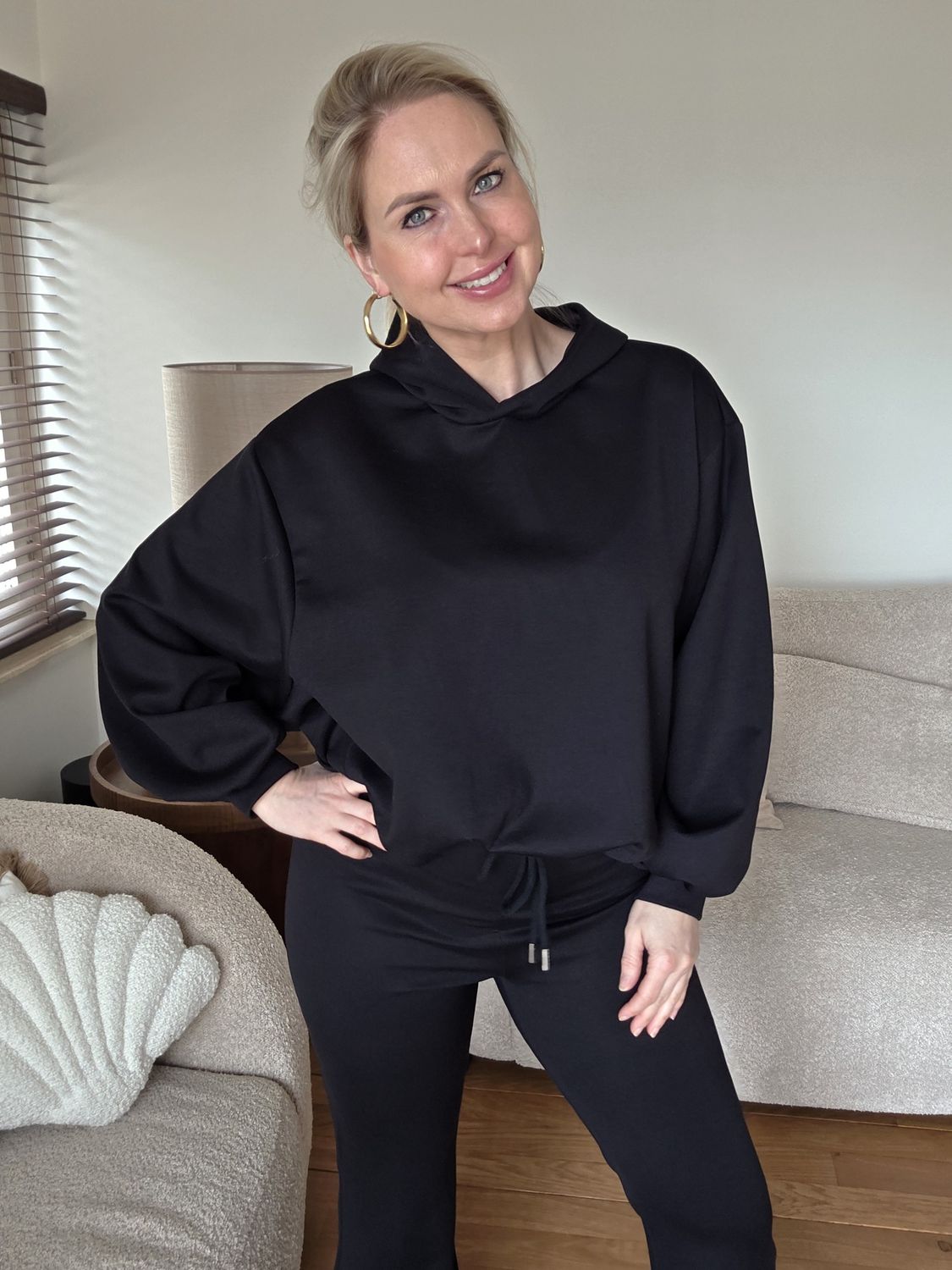 Comfy suit zwart Belle