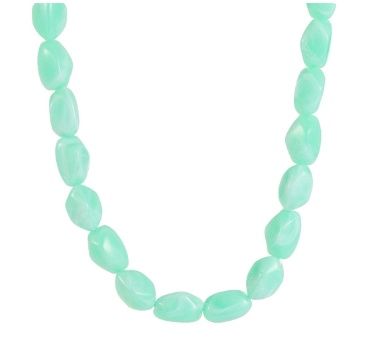 Day &amp; Eve mintgroen kralenketting N61462-3