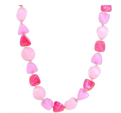 Day &amp; eve Short Stones Necklace  Lilac N61623-1