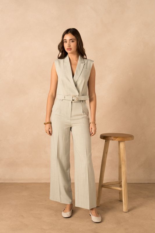 Lichtgroene pantalon