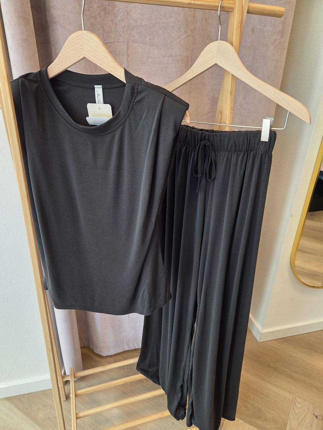 Viscose comfy pak zwart "mayca"