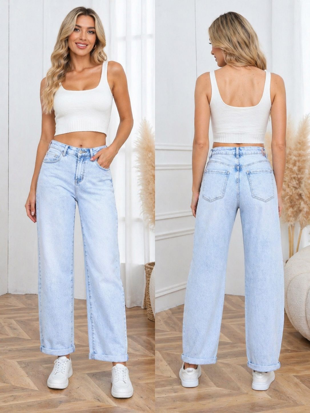 Laulia momfit light jeans