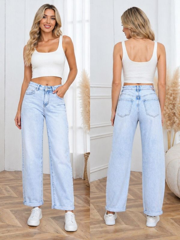 Laulia momfit light jeans